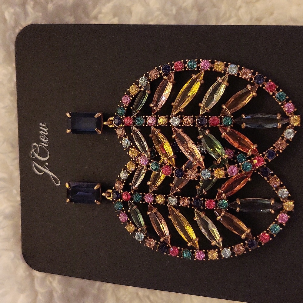 J. Crew Crystal Earrings